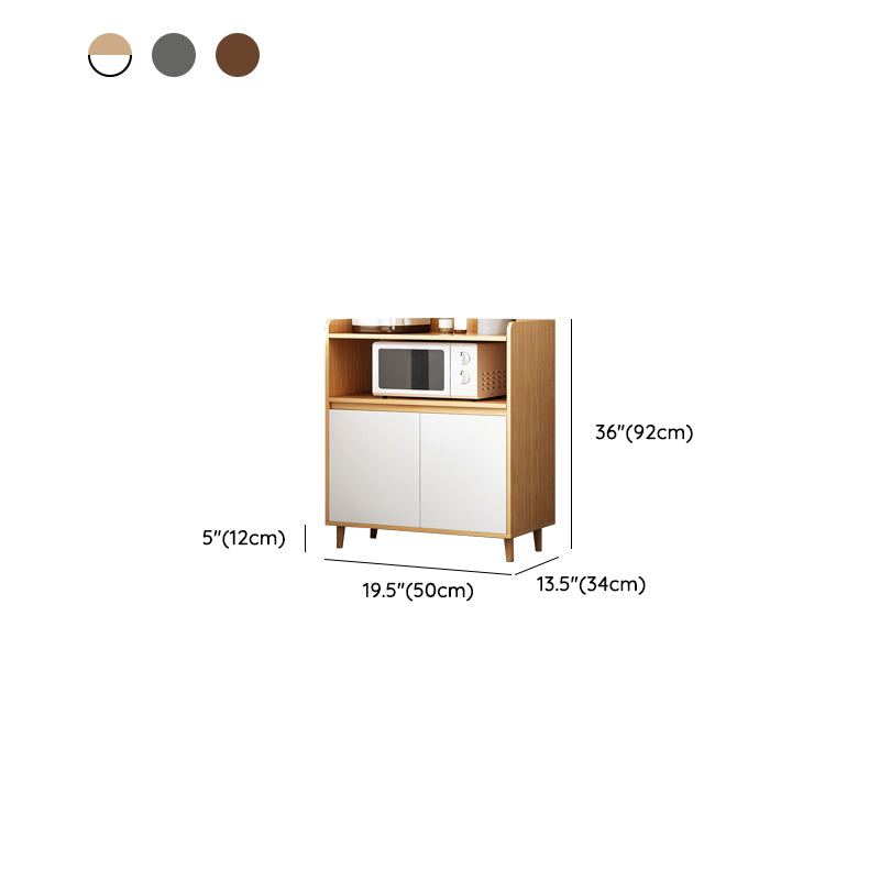 Wood Buffetサイドボードキャビネットを備えたモダンおよびコンテンポラリーサーバー