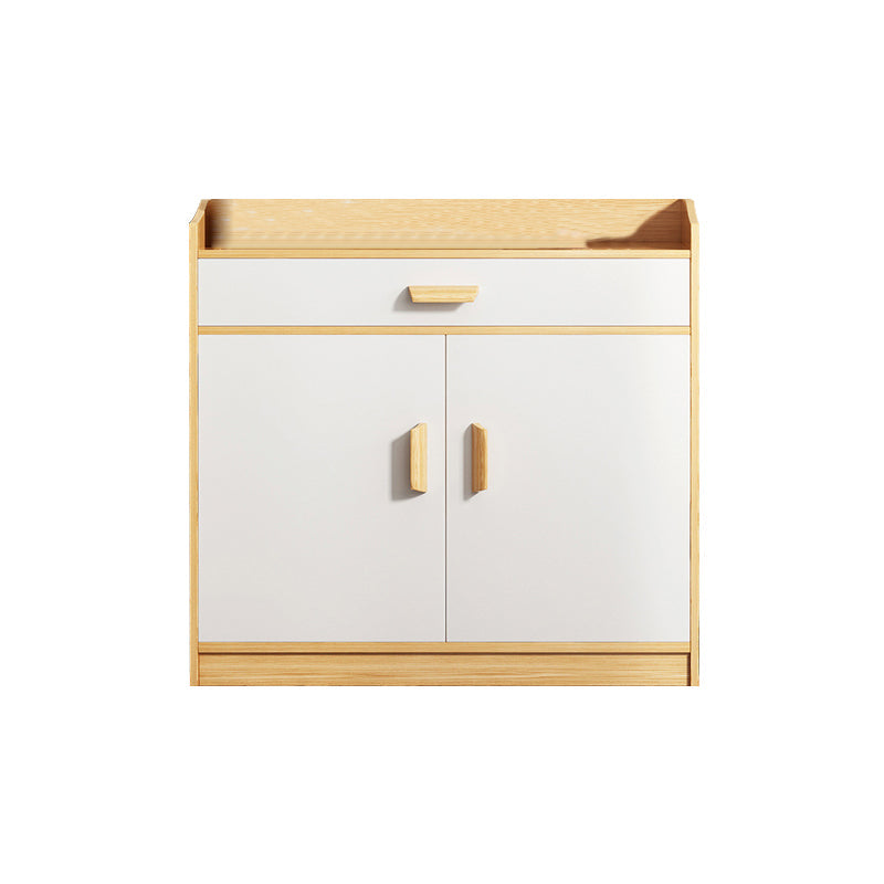 Server in legno Credenza in stile contemporaneo con armadi e cassetti
