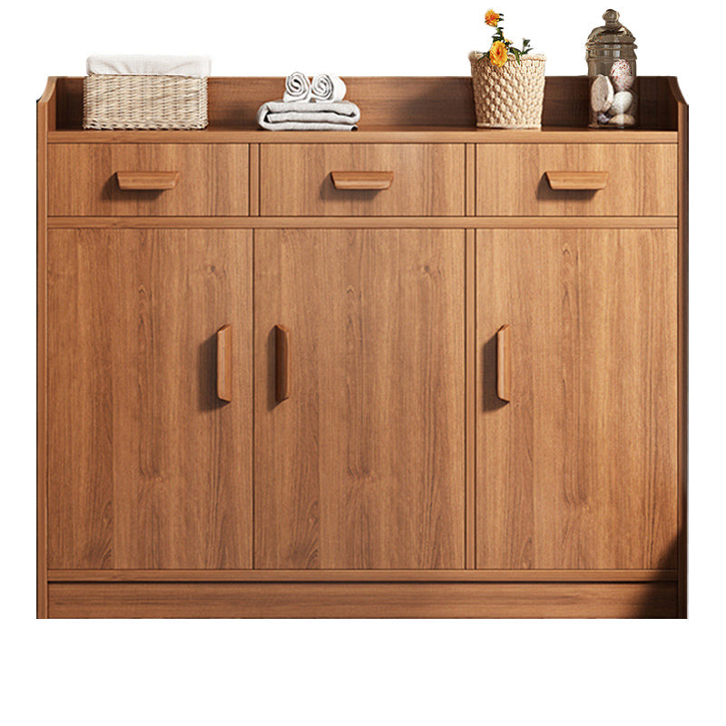 Server in legno Credenza in stile contemporaneo con armadi e cassetti
