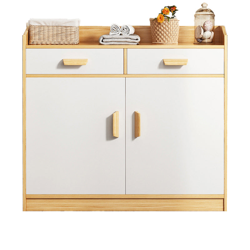 Server in legno Credenza in stile contemporaneo con armadi e cassetti
