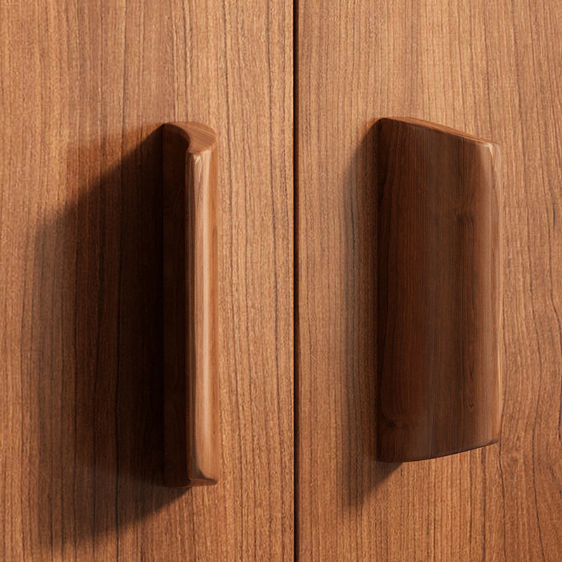 Server in legno Credenza in stile contemporaneo con armadi e cassetti