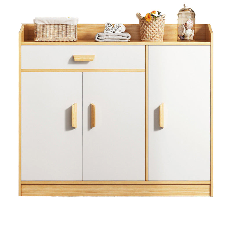 Server in legno Credenza in stile contemporaneo con armadi e cassetti