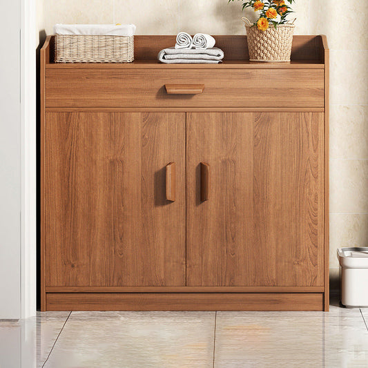 Server in legno Credenza in stile contemporaneo con armadi e cassetti