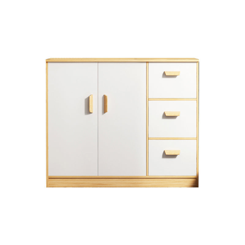 Server in legno Credenza in stile contemporaneo con armadi e cassetti