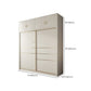 白い固形材のワードローブ鎧モダンスライド2ドアワードローブ