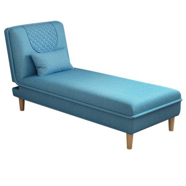 Armless Chaise Lounge Couch Engranajes ajustables Chaise con mezcla de poliéster