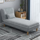 Armless Chaise Lounge Couch Engranajes ajustables Chaise con mezcla de poliéster