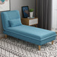 Armless Chaise Lounge Couch Engranajes ajustables Chaise con mezcla de poliéster