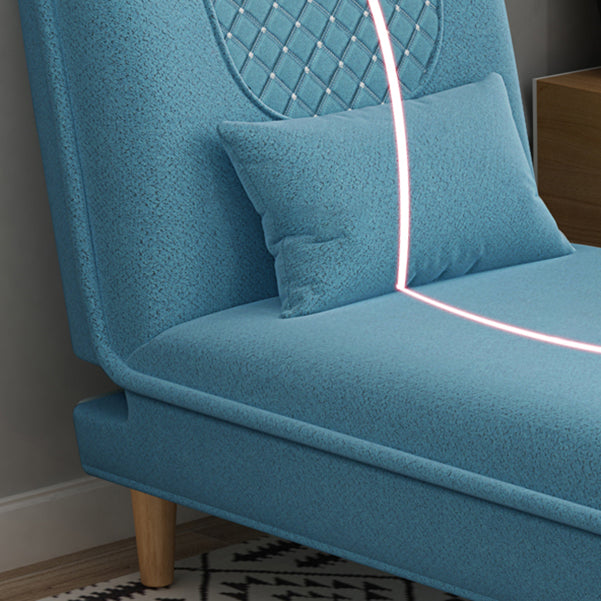 Armless Chaise Lounge Couch Engranajes ajustables Chaise con mezcla de poliéster