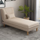 Armless Chaise Lounge Couch Engranajes ajustables Chaise con mezcla de poliéster