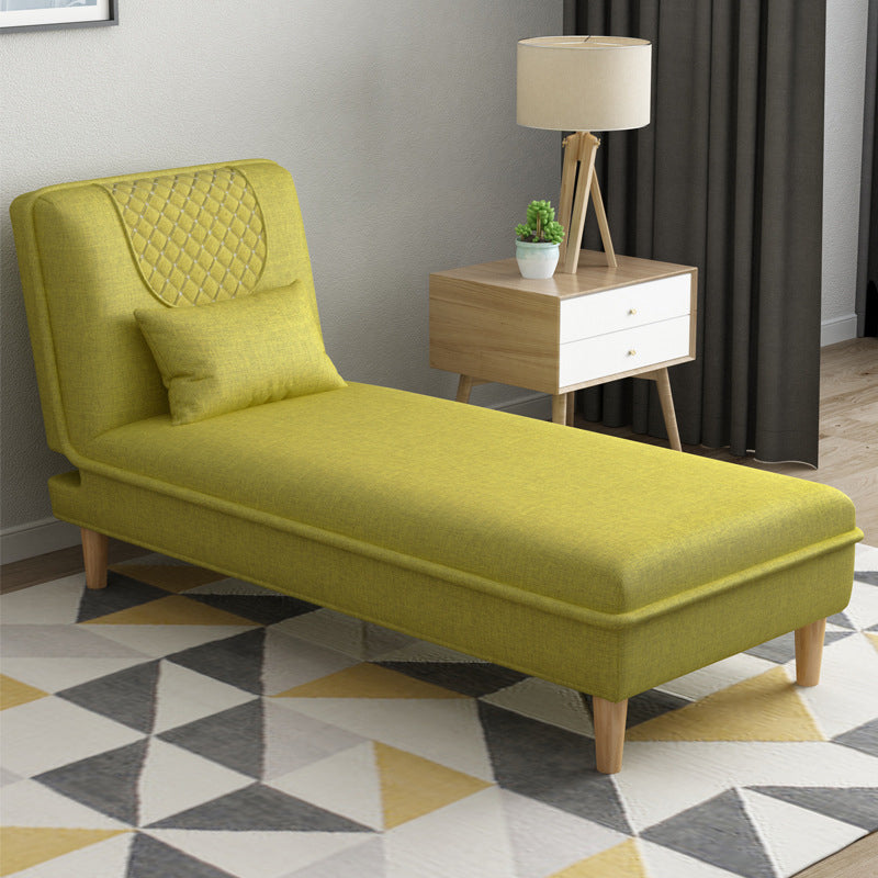 Armless Chaise Lounge Couch Engranajes ajustables Chaise con mezcla de poliéster