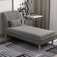 Armless Chaise Lounge Couch Engranajes ajustables Chaise con mezcla de poliéster