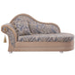 Bohemian Damask Flared Arms Chaise Lounge with Cushioned for Bedroom and Living Room Left-Arm Chaise One Arm Clearhalo 'Chairs & Seating' 'Chaise Lounge' 'chaise_lounge' 'furn' 'furn_chaise_lounge' 'Furniture' 'Living Room Furniture' 6858494