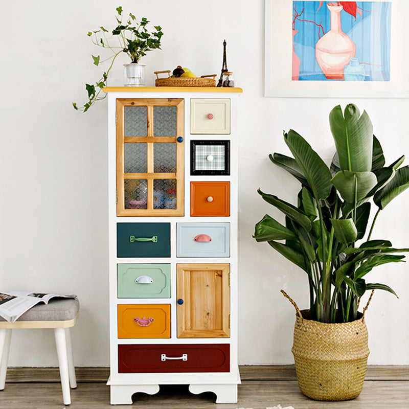 Coastal Storage Chest Dresser Solid Wood Dresser , 14.82-inch Width White Clearhalo 'Bedroom Furniture' 'Dressers & Chests' 'dressers_chests' 'furn' 'furn_dressers_chests' 'Furniture' 6858516