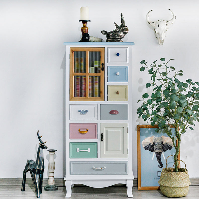 Coastal Storage Chest Dresser Solid Wood Dresser , 14.82-inch Width White Painted Clearhalo 'Bedroom Furniture' 'Dressers & Chests' 'dressers_chests' 'furn' 'furn_dressers_chests' 'Furniture' 6858519