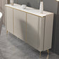 Classic Glam Storage Chest Stone Dresser with 3 Drawers , 12.87-inch Width Clearhalo 'Bedroom Furniture' 'Dressers & Chests' 'dressers_chests' 'furn' 'furn_dressers_chests' 'Furniture' 6858537