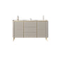 Classic Glam Storage Chest Stone Dresser with 3 Drawers , 12.87-inch Width Clearhalo 'Bedroom Furniture' 'Dressers & Chests' 'dressers_chests' 'furn' 'furn_dressers_chests' 'Furniture' 6858544