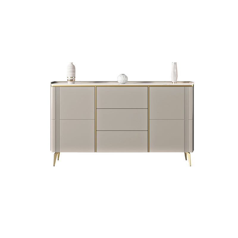 Classic Glam Storage Chest Stone Dresser with 3 Drawers , 12.87-inch Width Clearhalo 'Bedroom Furniture' 'Dressers & Chests' 'dressers_chests' 'furn' 'furn_dressers_chests' 'Furniture' 6858544