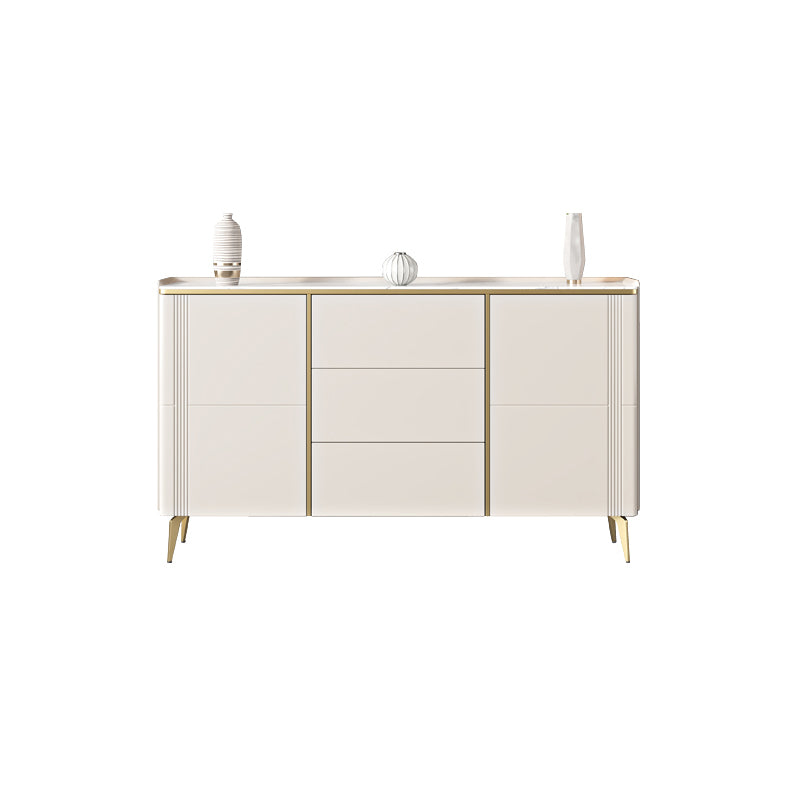 Classic Glam Storage Chest Stone Dresser with 3 Drawers , 12.87-inch Width Clearhalo 'Bedroom Furniture' 'Dressers & Chests' 'dressers_chests' 'furn' 'furn_dressers_chests' 'Furniture' 6858545