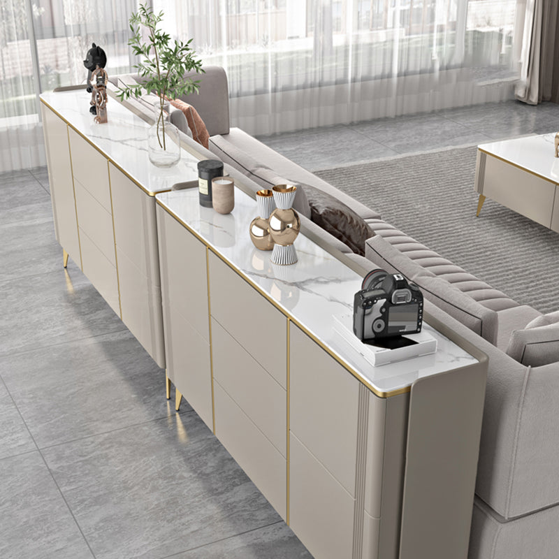 Classic Glam Storage Chest Stone Dresser with 3 Drawers , 12.87-inch Width Clearhalo 'Bedroom Furniture' 'Dressers & Chests' 'dressers_chests' 'furn' 'furn_dressers_chests' 'Furniture' 6858546
