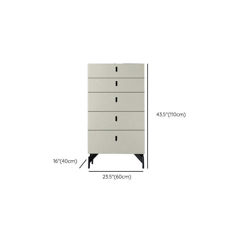 Wooden Storage Chest Modern Dresser with 3/4/5/8 Drawers , 15.6 Inch Width Clearhalo 'Bedroom Furniture' 'Dressers & Chests' 'dressers_chests' 'furn' 'furn_dressers_chests' 'Furniture' 6858586