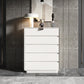 Commode moderne de 15,6 pouces de largeur avec 6/5 tiroirs