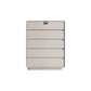 Commode moderne de 15,6 pouces de largeur avec 6/5 tiroirs