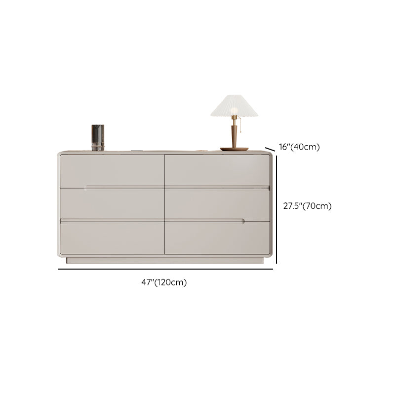Commode moderne de 15,6 pouces de largeur avec 6/5 tiroirs