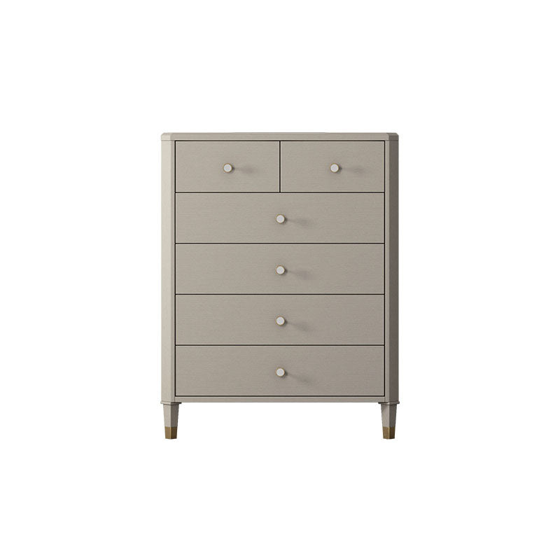 Classic Glam Storage Chest Solid Wood Dresser with 6/8/10 Drawers