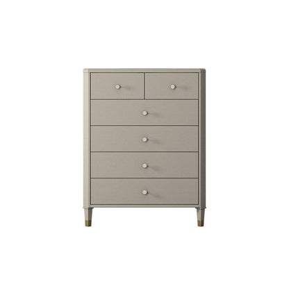 Classic Glam Storage Chest Solid Wood Dresser with 6/8/10 Drawers