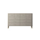 Classic Glam Storage Chest Solid Wood Dresser with 6/8/10 Drawers
