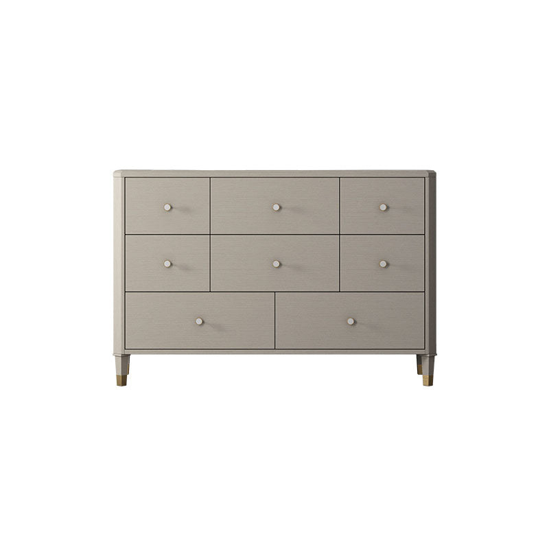 Classic Glam Storage Chest Solid Wood Dresser with 6/8/10 Drawers