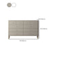 Classic Glam Storage Chest Solid Wood Dresser with 6/8/10 Drawers