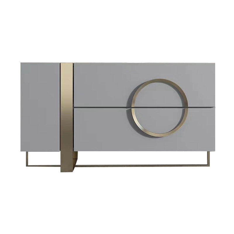 Cómoda combinada clásica y glamorosa con almacenamiento de abedul para dormitorio