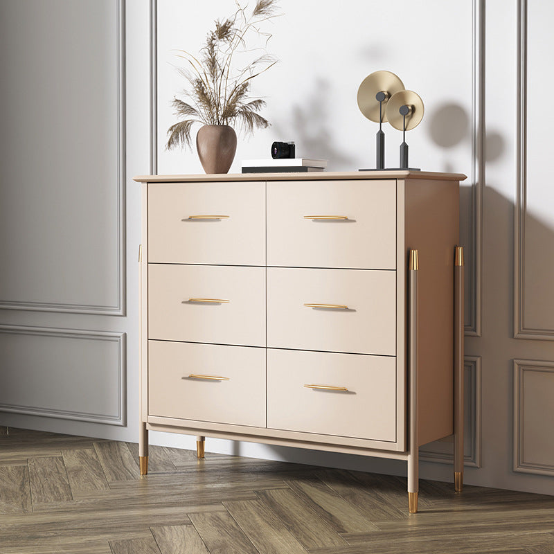 Contemporary Glam Lingerie Chest Birch Storage Chest Dresser for Home Office