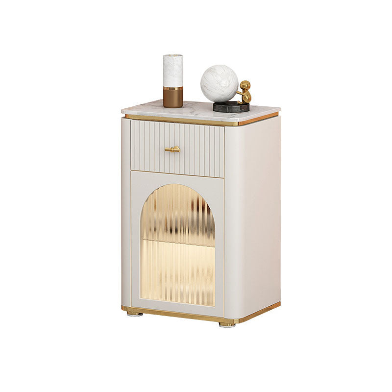 Contemporary Storage Chest Stone Dresser with 1/2/3 Drawers , 11.7-inch Width https: res.litfad.com site img item 2022 12 30 6858677 1200x1200.jpg Clearhalo 'Bedroom Furniture' 'Dressers & Chests' 'dressers_chests' 'furn' 'furn_dressers_chests' 'Furniture' 6858677