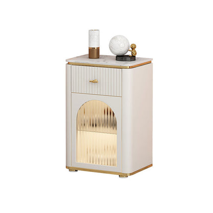 Contemporary Storage Chest Stone Dresser with 1/2/3 Drawers , 11.7-inch Width https: res.litfad.com site img item 2022 12 30 6858677 1200x1200.jpg Clearhalo 'Bedroom Furniture' 'Dressers & Chests' 'dressers_chests' 'furn' 'furn_dressers_chests' 'Furniture' 6858677