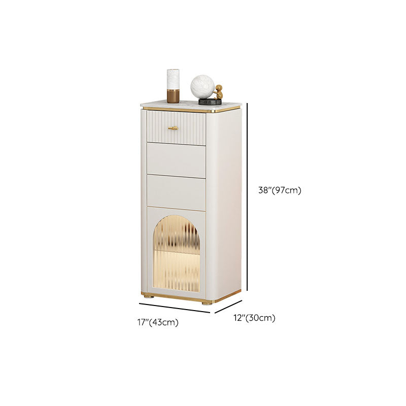 Contemporary Storage Chest Stone Dresser with 1/2/3 Drawers , 11.7-inch Width Clearhalo 'Bedroom Furniture' 'Dressers & Chests' 'dressers_chests' 'furn' 'furn_dressers_chests' 'Furniture' 6858688