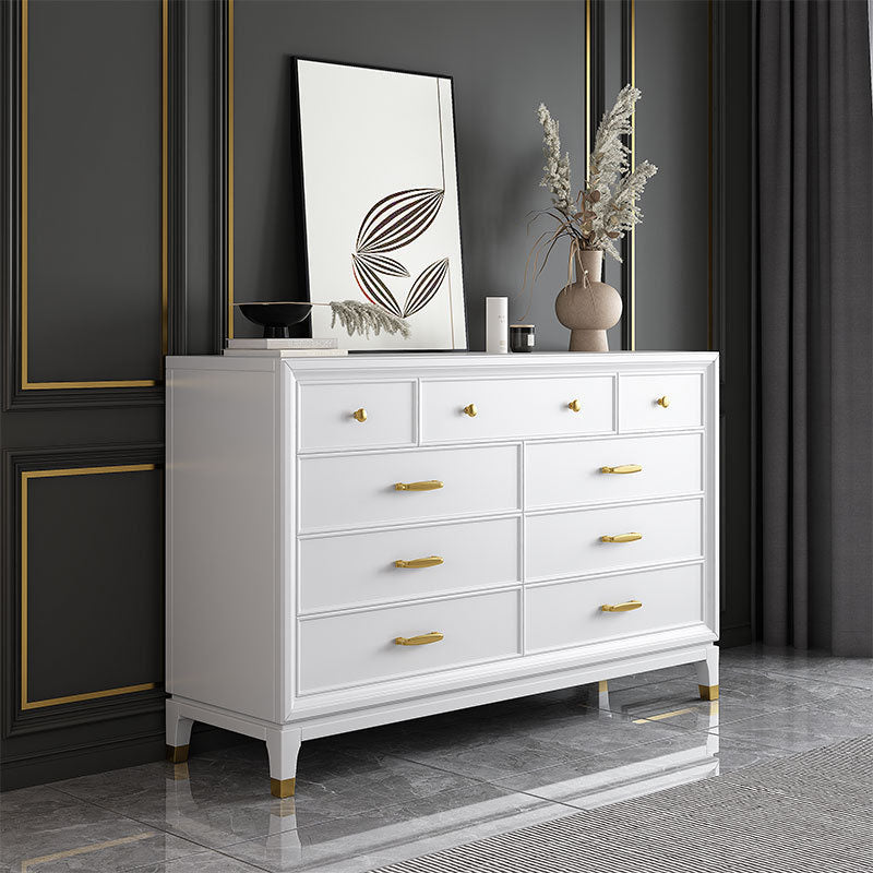 17.55-inch W Classic Glam Storage Chest Solid Wood Dresser with 5/7/9 Drawers https: res.litfad.com site img item 2022 12 02 6858692 1200x1200.jpg Clearhalo 'Bedroom Furniture' 'Dressers & Chests' 'dressers_chests' 'furn' 'furn_dressers_chests' 'Furniture' 6858692
