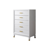 17.55-inch W Classic Glam Storage Chest Solid Wood Dresser with 5/7/9 Drawers