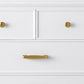 Commode en bois massif avec coffre de rangement Classic Glam de 17,55 pouces avec 5/7/9 tiroirs