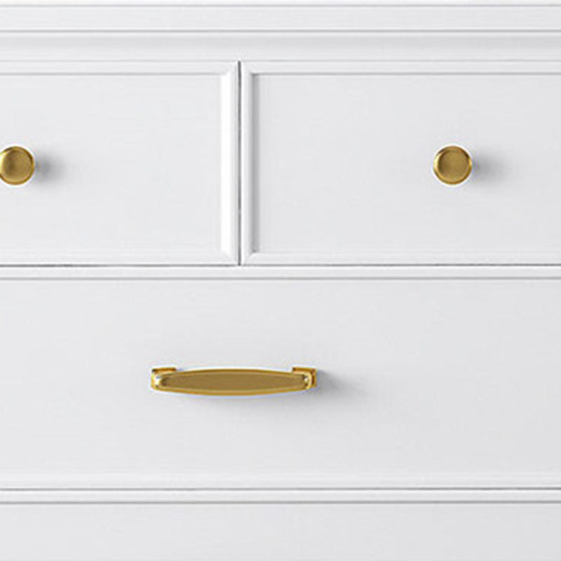 Commode en bois massif avec coffre de rangement Classic Glam de 17,55 pouces avec 5/7/9 tiroirs