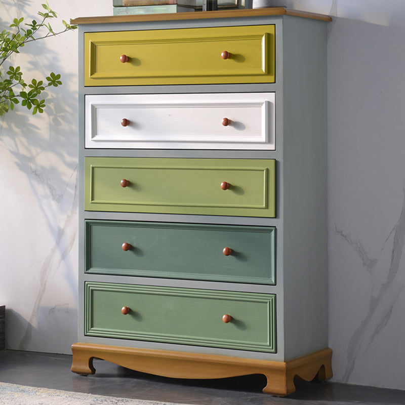 Coastal Storage Chest Solid Wood Storage Chest Dresser with 5/8 Drawers Blue 5 Clearhalo 'Bedroom Furniture' 'Dressers & Chests' 'dressers_chests' 'furn' 'furn_dressers_chests' 'Furniture' 6858716