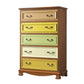 Coastal Storage Chest Solid Wood Storage Chest Dresser with 5/8 Drawers Nut-Brown 5 Clearhalo 'Bedroom Furniture' 'Dressers & Chests' 'dressers_chests' 'furn' 'furn_dressers_chests' 'Furniture' 6858720