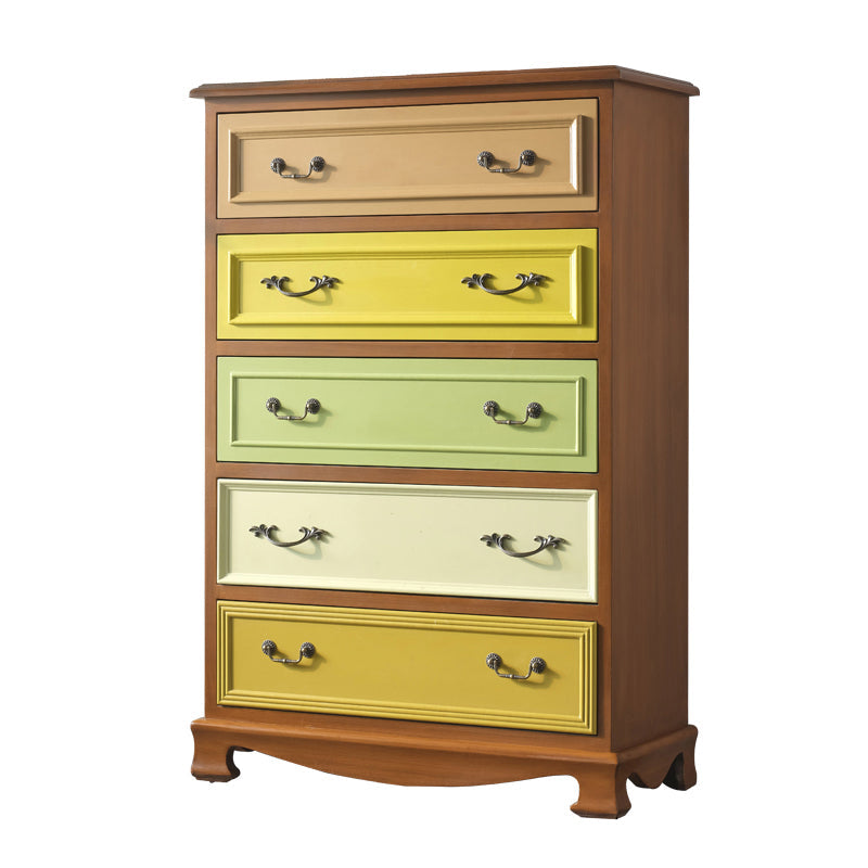 Coastal Storage Chest Solid Wood Storage Chest Dresser with 5/8 Drawers Nut-Brown 5 Clearhalo 'Bedroom Furniture' 'Dressers & Chests' 'dressers_chests' 'furn' 'furn_dressers_chests' 'Furniture' 6858720