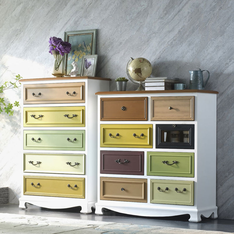 Coastal Storage Chest Solid Wood Storage Chest Dresser with 5/8 Drawers Clearhalo 'Bedroom Furniture' 'Dressers & Chests' 'dressers_chests' 'furn' 'furn_dressers_chests' 'Furniture' 6858734
