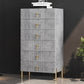 Contemporary Glam Double Dresser Wood Storage Chest Dresser for Home Office