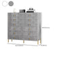Contemporary Glam Double Dresser Wood Storage Chest Dresser for Home Office