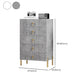Contemporary Glam Double Dresser Wood Storage Chest Dresser for Home Office