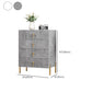 Contemporary Glam Double Dresser Wood Storage Chest Dresser for Home Office